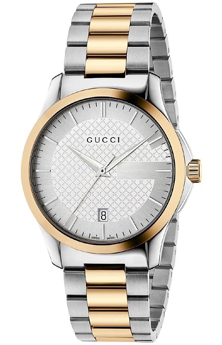 gucci g timeless two tone watch|Gucci g timeless review.